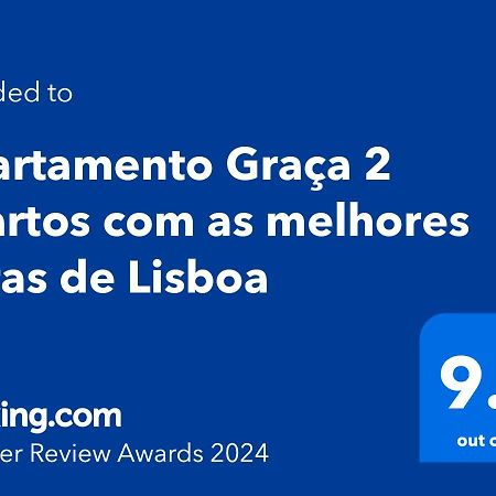 Apartamento Graca 2 Quartos Com As Melhores Vistas De Lisboa Exterior foto